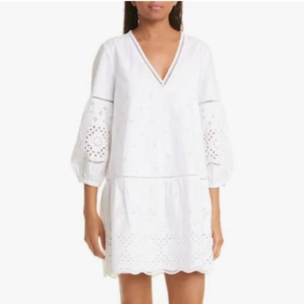 CLUB MONACO Eyelet Mini‎ Dress
(NWT
Size Extra Small